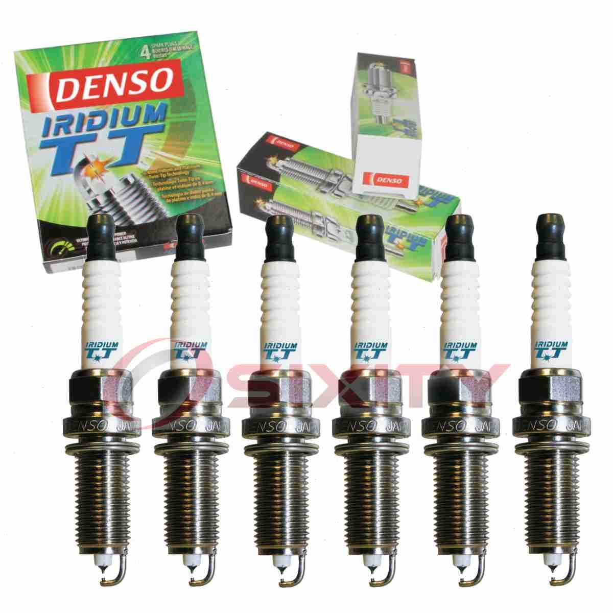 6 pc DENSO 4712 Iridium TT Spark Plugs for LR0 50998 LR0 41664 LR0 32080 fm