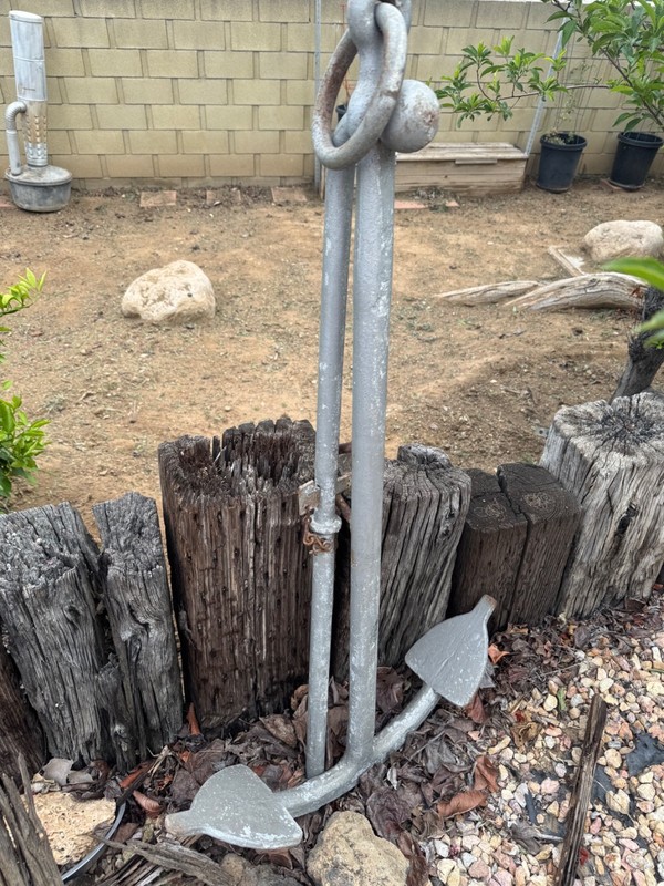 Vintage (early 1960’s) Boat Anchor - 41” tall