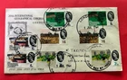 GB - QEII - Pre-decimal - 1964 FDC - Geographic Congress  - Phosphor + Ordinary