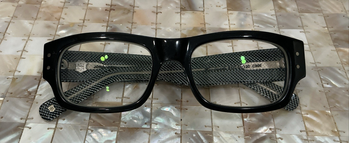 Unisex Jono Hennessy Sunglasses One Size Black Rare Authentic Jono Hennessy 8253 C300 Black Multi 51mm  main image 2