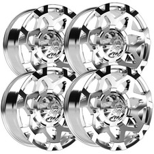 Set Of 4 Torque Tw423c Stance 20x9 6x5.5 -12mm Chrome Wheels Rims 20 Inch