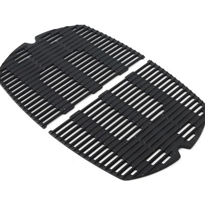 Grillrost kompatibel mit Weber Q300, Q320, Q3000, Q3200 Gusseisen 2 Stück