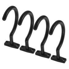  4 Pcs Cue Holder for Billiards Pool Hooks Poles Clips Metal Table