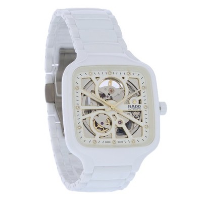 Rado True Unisex White Ceramic Automatic Watch R27073702