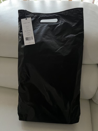 HELMUT LANG Black Lambskin Leather Tote + Dustbag (NWT) MSRP: $450