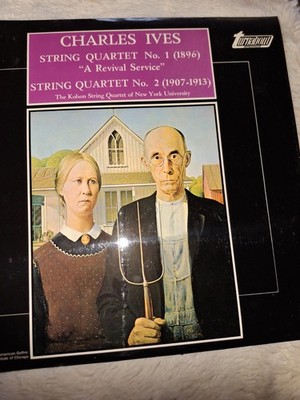 TV 34157S CHARLES IVES STRING QUARTET NOS 1 & 2 THE KOHON STRING QUARTET vinyl