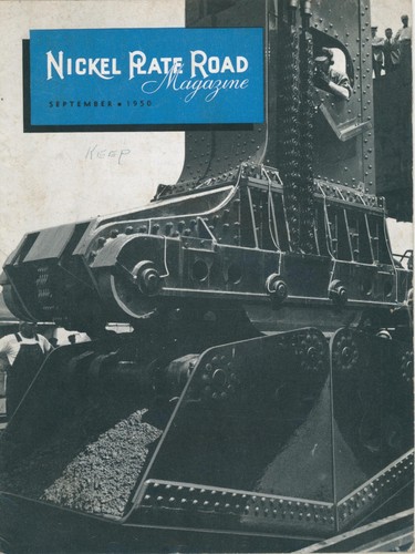 1950 September Nickel Plate Eisenbahn Magazin Zug Mitarbeiter Fotos Dampfbahn