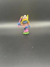 Smurfs 20188 Majorette Smurfette Lilac 1985 Vintage Figure PVC Figurine L015766