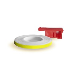 Wheel Stripes per Cerchi Moto Giallo Fluo 5 mm x 6 mt con Applicatore