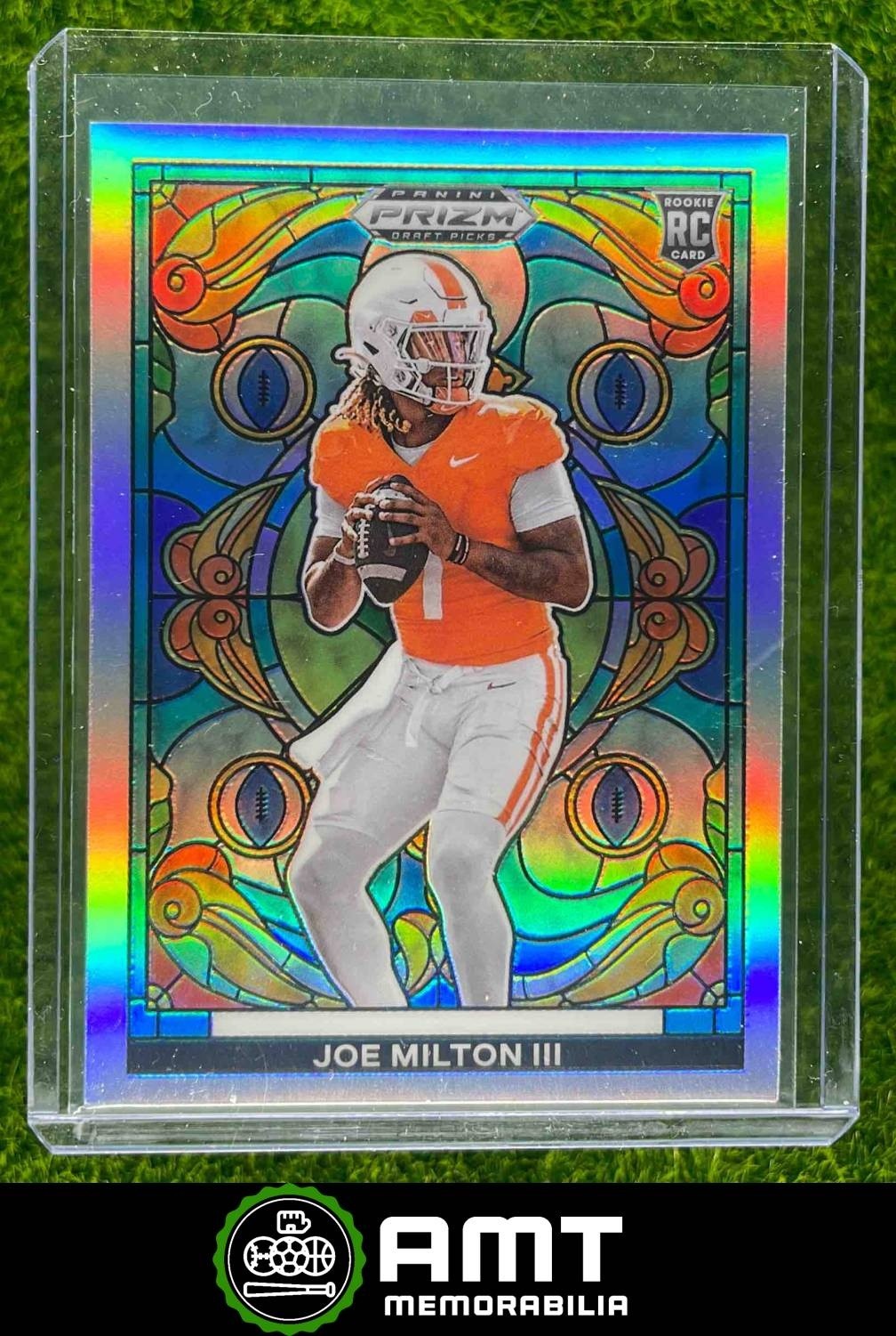 Joe Milton III RC 2024 Panini Prizm Collegiate Draft Picks Stained Glass #SG-JMN