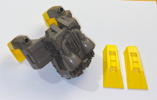 original G1 Transformers OMEGA SUPREME BACKPACK  LARGE YELLOW LEG CLIPS shields