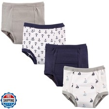 Luvable Friends Unisex Baby Cotton Training Pants, Anchor, 12-18 Months