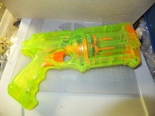 Nerf N-Strike Maverick REV-6 Clear Green Sonic Transparent Revolver Dart Gun