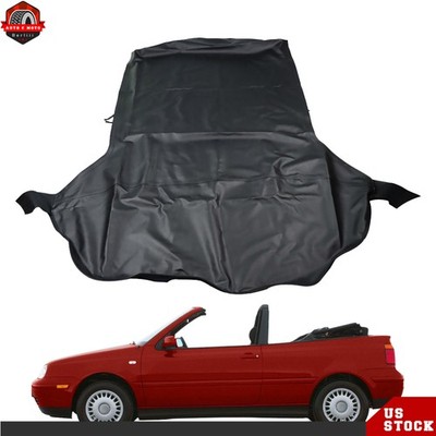 Fit For VW Volkswagen Golf Cabrio Cabriolet 1995-2000 2001 Black Vinyl Soft Top