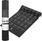 Fitness Yoga Mat for Women and Men - Large, 5mm Thick, 68 Inch Long, Non