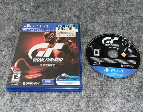 Gran Turismo Sport: The Real Driving Simulator VR Mode (USA) PS4 PlayStation 4