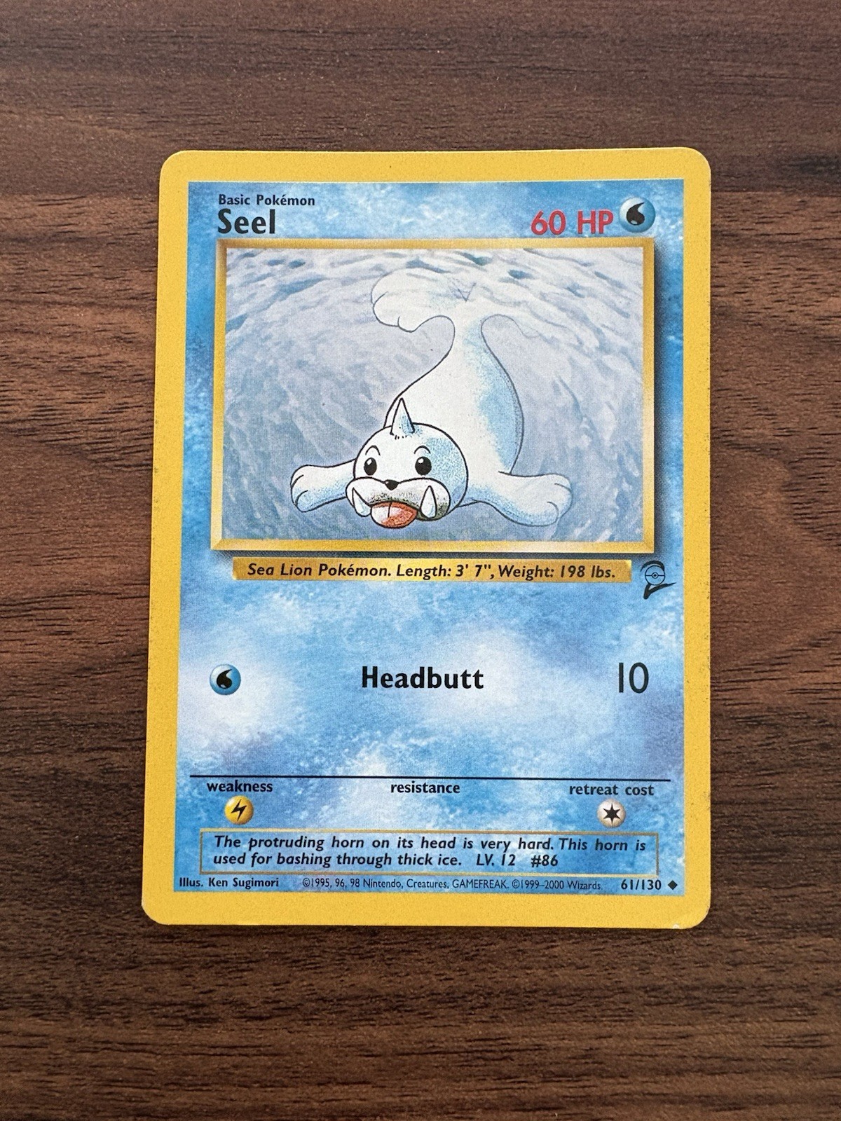 SEEL - 61/130 - Base Set 2 - Pokemon Card - LP