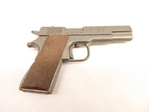 Rapid 550 - Ancienne Pistolet Jouet - Jouet En Fer Blanc - Pistolet