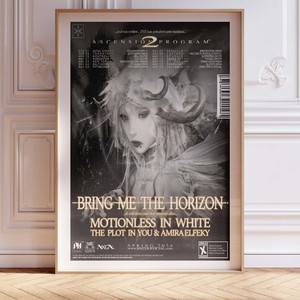 Bring Me the Horizon ポスター It's time to ascend to Youtopia 2024 A.D. [japan] Official Poster