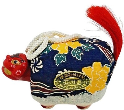 Japanese Shishi Lion Dog Nodder Foo Dog Folk Art Figure
