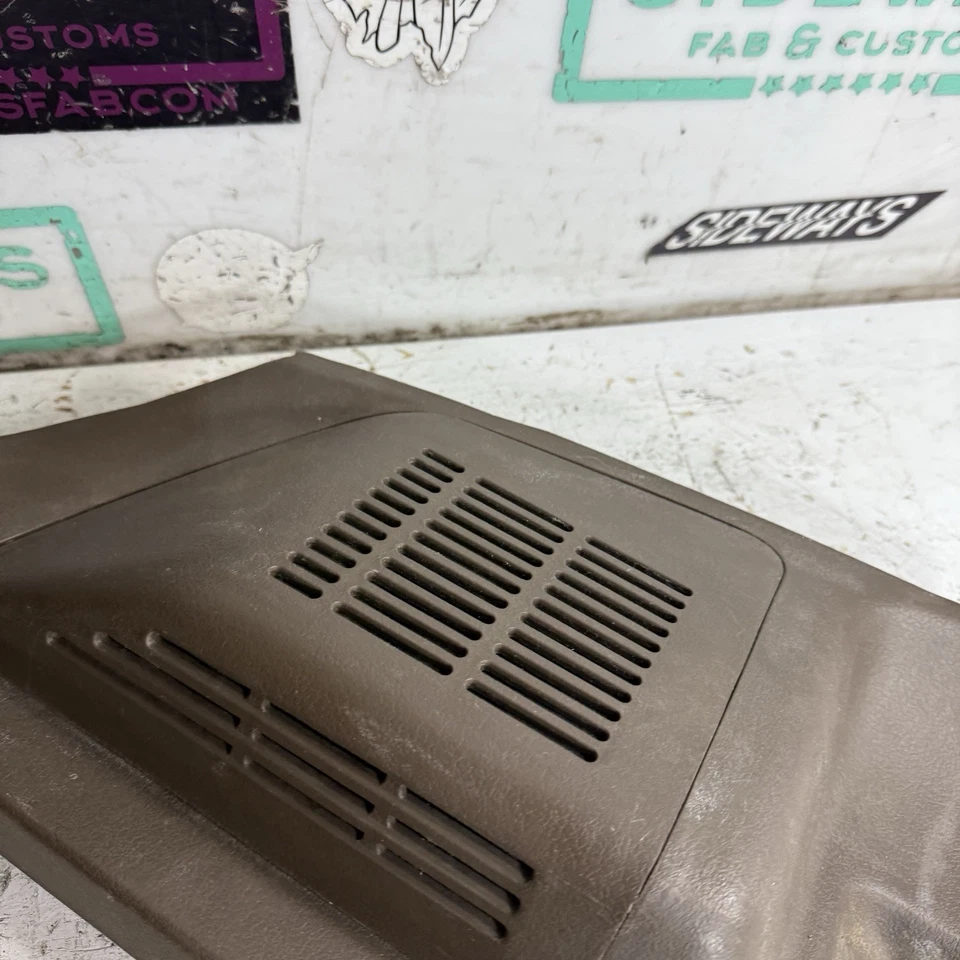 89-94 Nissan 240sx Hatch Left Rear Speaker Trim Plastic Cover Brown S13 - Image 3 of 4