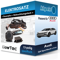für Audi Q4 Sportback E-Tron 05.21- Towtec E-Satz 13Polig Fahrzeugspezifisch NEU