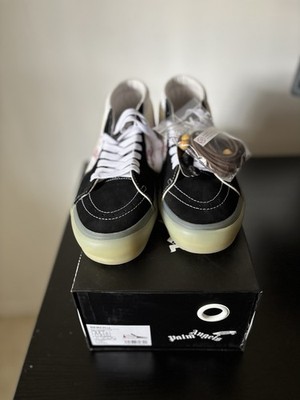 VANS SK8-MID VLT LX Palm Angels Black Chipm Men's Size 9.5