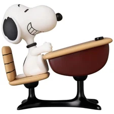 MEDICOM TOY UDF PEANUTS Series 18 Snoopy with desk Japan NEW