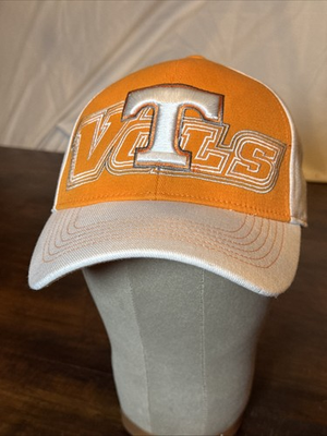 #ad #ad Top of the World Tennessee Volunteers One Fit Hat Cap White amp; Orange Great Cond $15.99