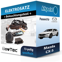 für Mazda CX-5 07.2017-Jetzt Towtec E-Satz 13Polig Fahrzeugspezifisch NEU