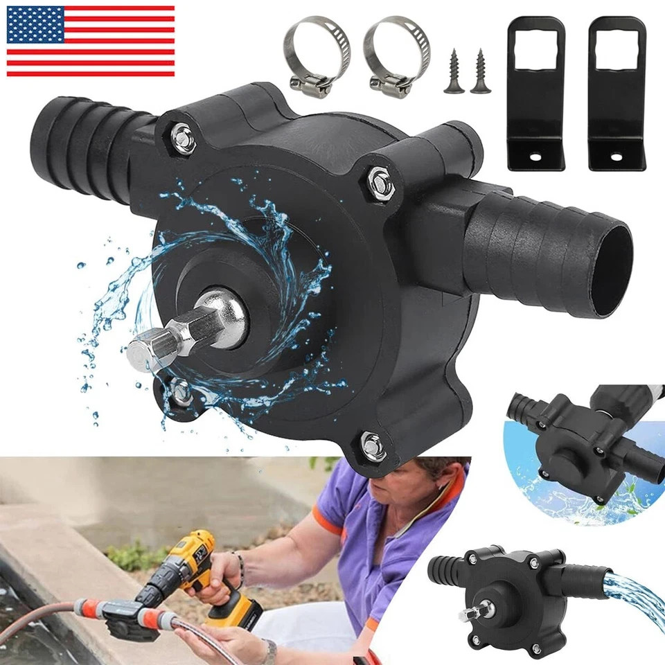 Electric Hand Drill Drive Self Priming Water Pump Convenient DC Pumps Tools