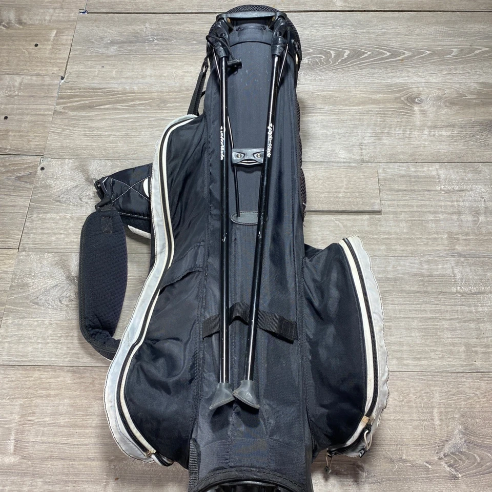 Bolsa de Golf TaylorMade Negra Roja Ligera Carro de Transporte Soporte Profesional Cubierta de Lluvia Foto 3 de 4