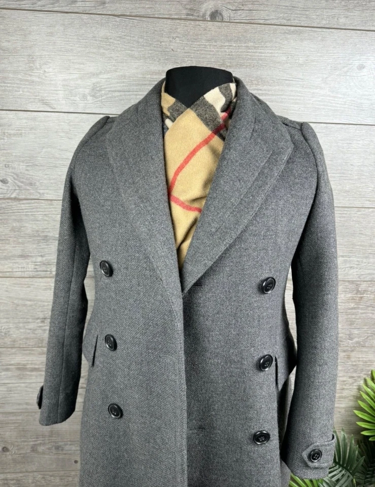 Burberry Brit Mujer Abrigo Lana Doble Pecho Mujer M/US 6-8/IT 42-44 Foto 4 de 4