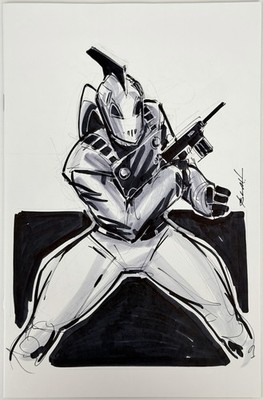 Rocketeer: The Island #1 - Signed w/Original Art by Brian Lacy + COA - Zenos