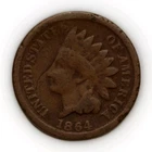 1864 Indian Head Cent Good Brown Scratched Better Coin!
