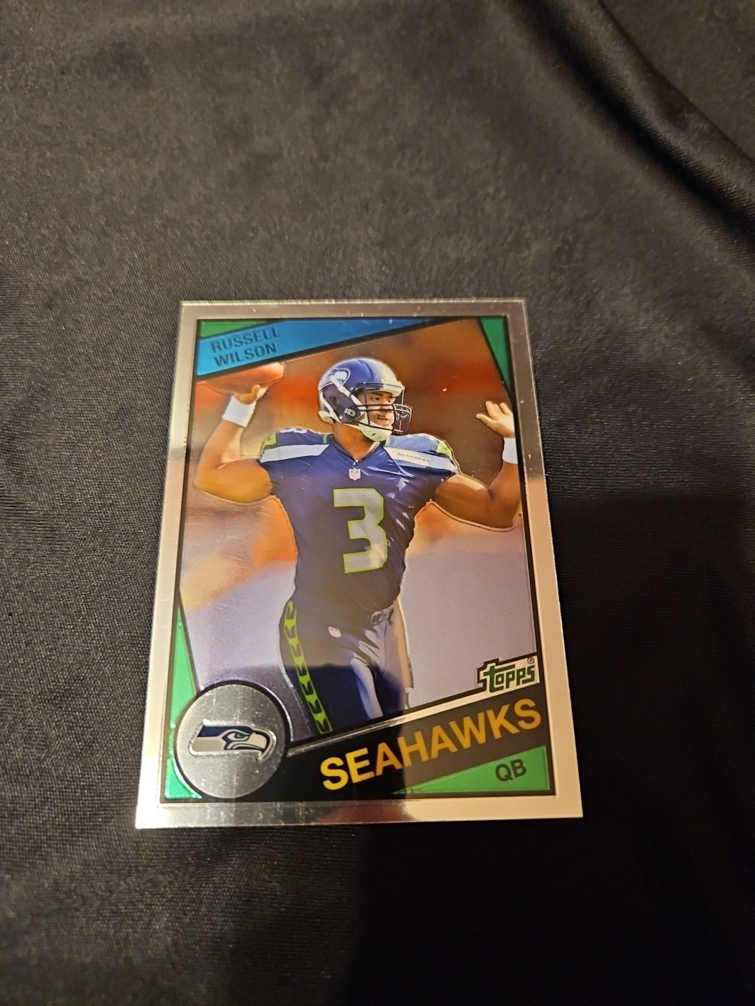2012 Topps Chrome - 1984 Design Russell Wilson #14 (RC)