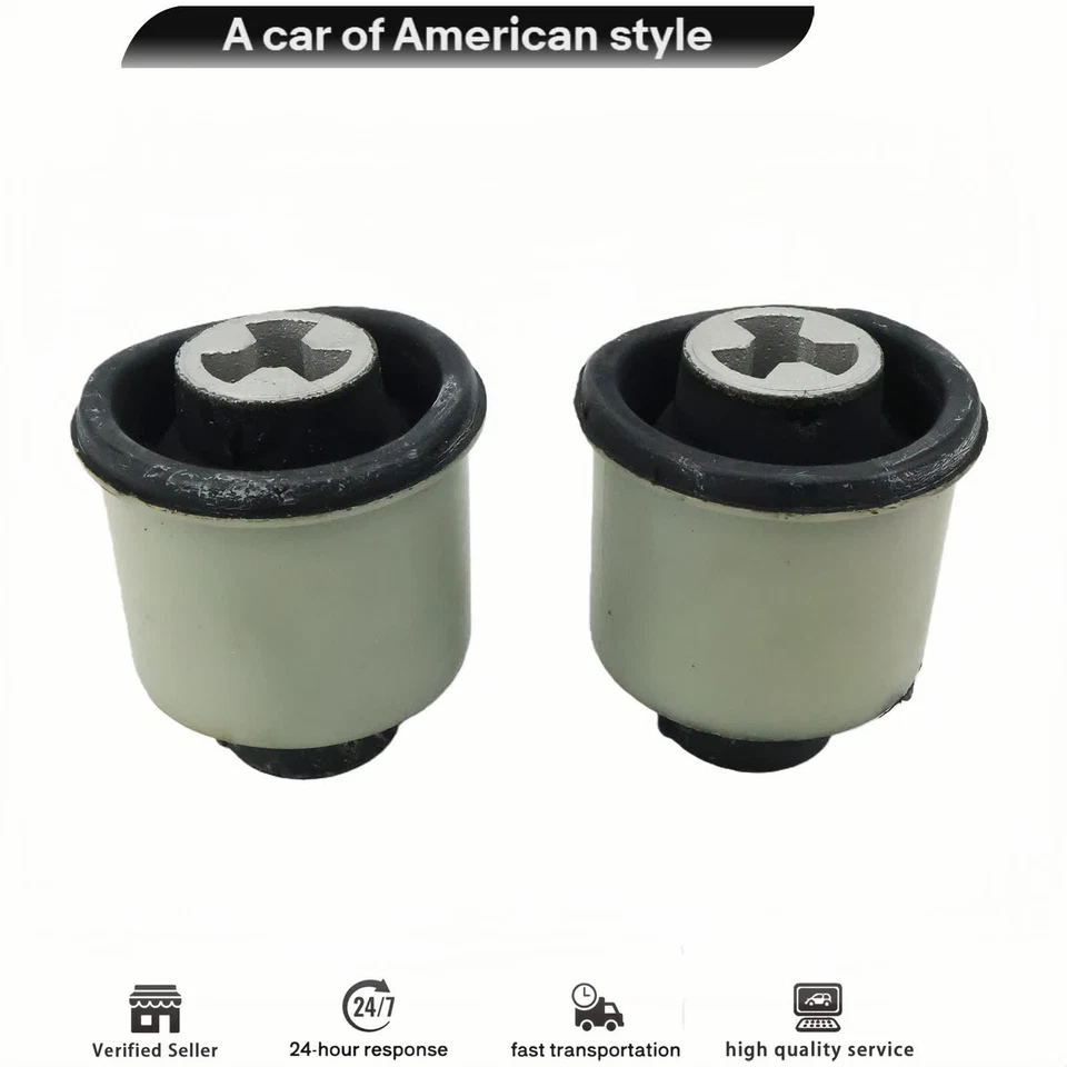 Fits Volkswagen Beetle Jetta Golf Audi TT TT Quattro 2X Axle Beam Rubber Mount - Изображение 3 из 4