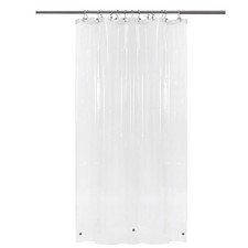 RV Shower Curtain Liner with 3 Magnets - 47 x 64 Camper Shower Curtain for Trave