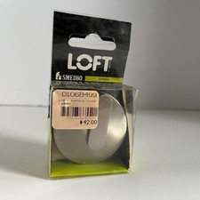 Smedbo Loft L355N 2 1/8" Towel Hook Satin Nickel on Brass Sweden