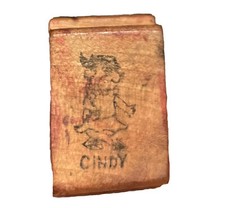 Vintage Yogi Bear Cindy 1960'S Hanna Barbera Wooden Rubber Stamp