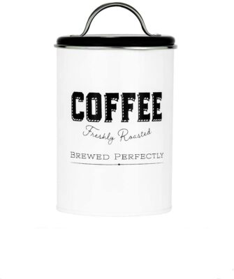 Amici Home Country Cottage Metal Canister, Coffee, 42oz