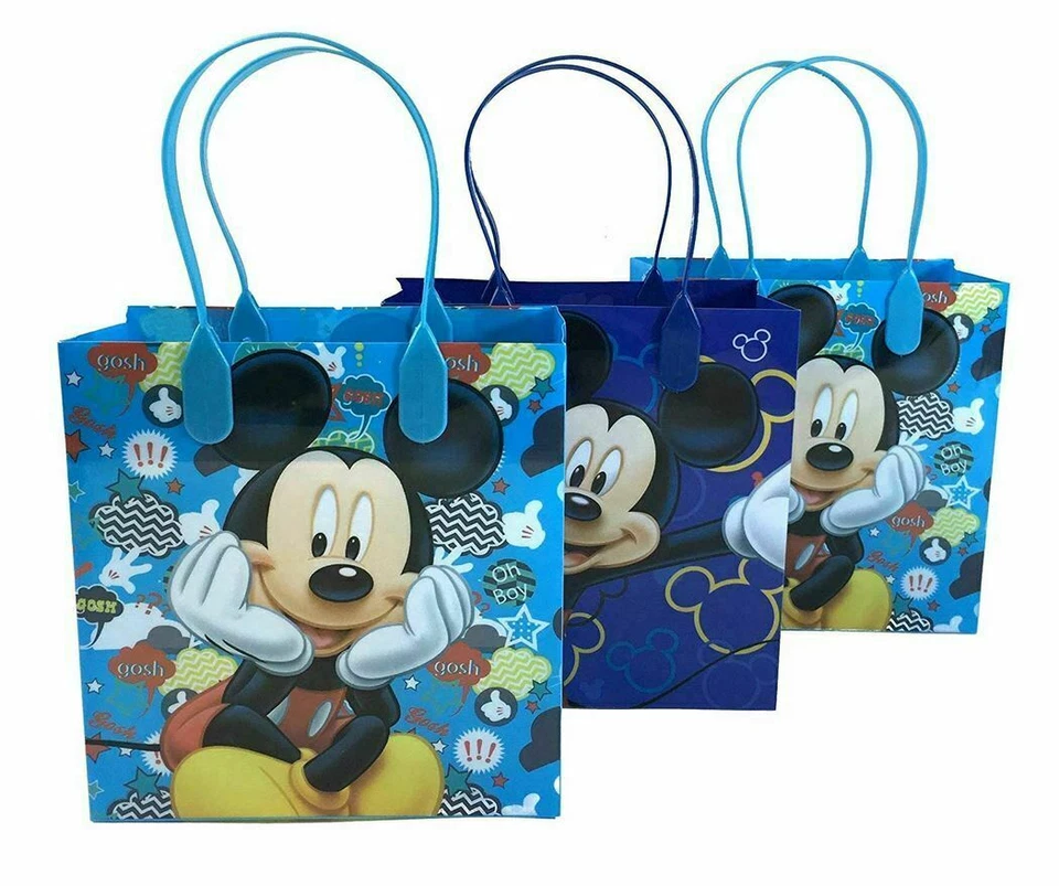 Lote 24 piezas Disney Mickey Minnie Cumpleaños Goody Bolsa Regalo Niños Fiesta Suministro Foto 2 de 3