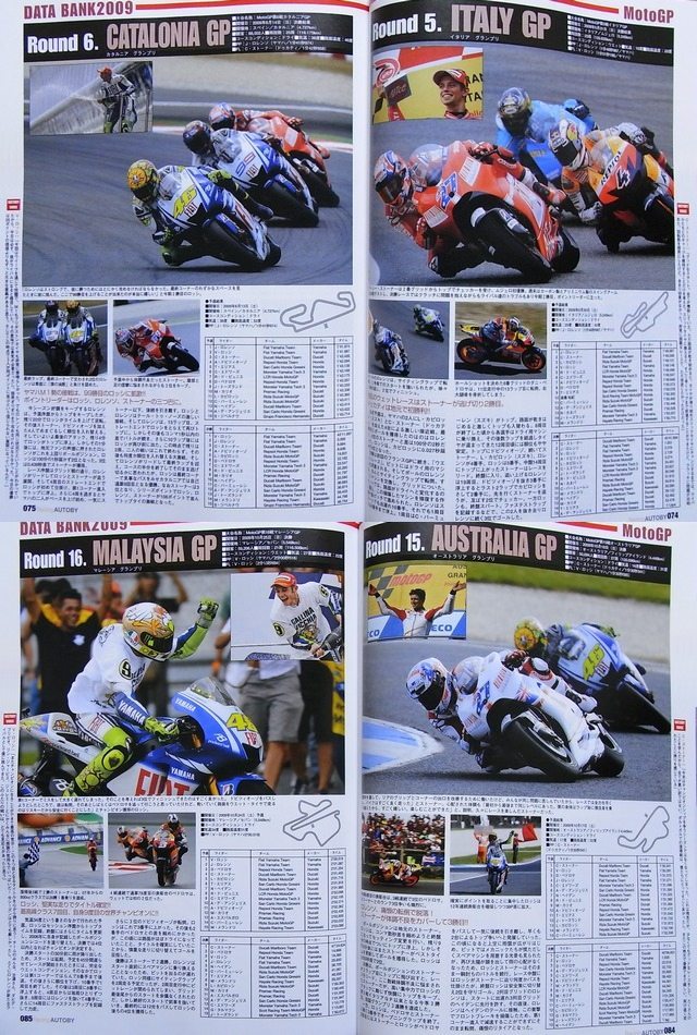 BOOK+DVD] Racing AUTOBY vol.7 Moto GP WSBK 2009 Valentino Rossi