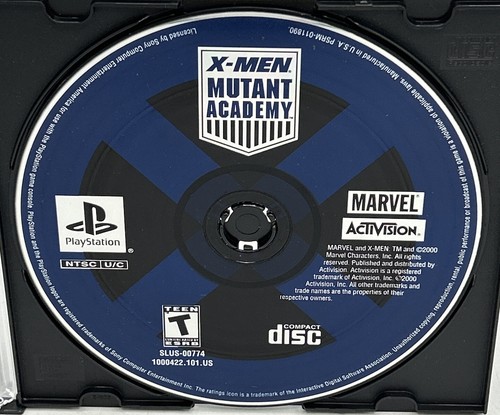 X-Men: Mutant Academy (Sony PlayStation 1, 2000) PS1 Disc Only Tested Marvel