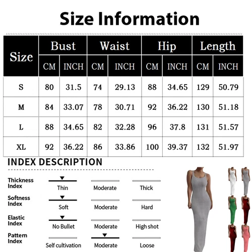 Damen Sommer Langes Kleid Freizeit Slip Sexy Schmal Ärmellos Bodycon Maxikleider - Bild 22 von 42