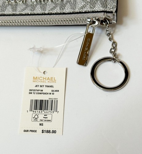 Michael Kors Jet Set Travel S TZ Coin Pouch with ID Key Holder Wallet - Picture 132 of 331