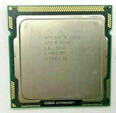 Intel Xeon X3430 SLBLJ - Quad Core - 2.40GHz / 8M - Sockel LGA1156 #CPX12