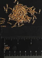 50 pcs Brass Rolling Swivels Size # 8 Free Shipping