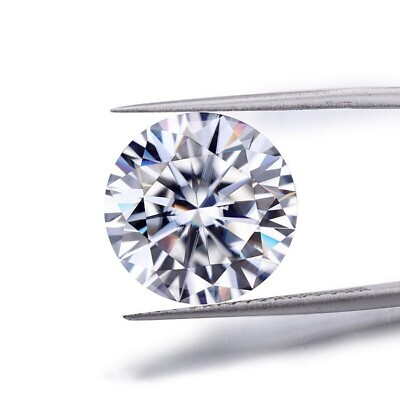 Natürlich 5.00 Karat Weiß Diamant Rund Schliff VVS1 D Grad Certified Edelstein