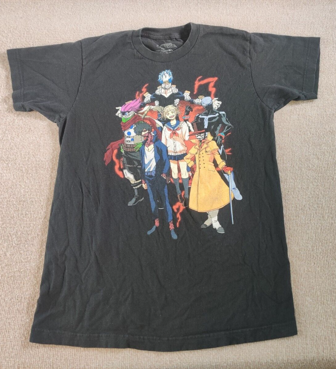 My Hero Academia Black T Shirt Medium Anime Funimation Japanese